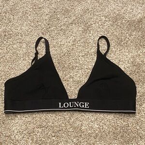 Lounge unpadded triangle bralette